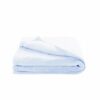 Couverture microdoux bleu Domiva – Image 2